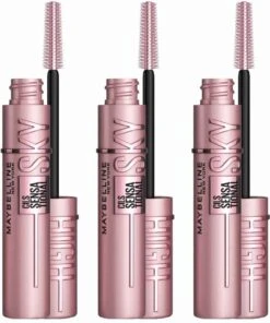 3x Maybelline Lash Sensational Sky High Mascara Very Black - Zwart 13 3x Maybelline Lash Sensational Sky High Mascara Very Black - Zwart -Glam Make-up Verkoop 1001x1200 2