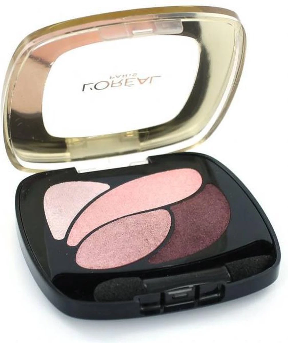 L’Oréal Paris Color Riche Les Ombres Quad - E6 Eau De Rose - Oogschaduw 1 L’Oréal Paris Color Riche Les Ombres Quad - E6 Eau De Rose - Oogschaduw