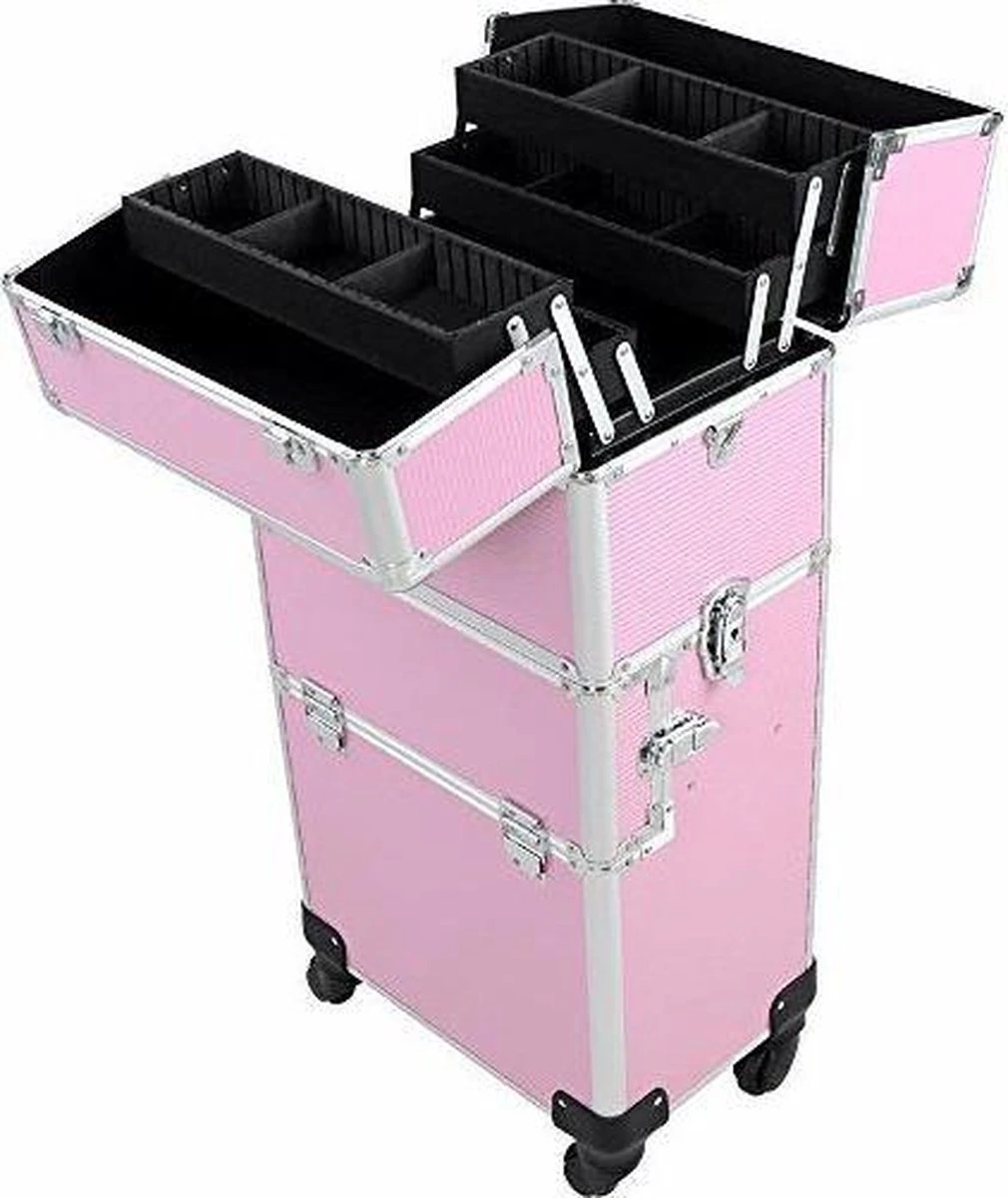 Trolley Nagelkoffer Nagelstyliste Koffer - Beautycase 6 Trolley Nagelkoffer Nagelstyliste Koffer - Beautycase - Afbeelding 6