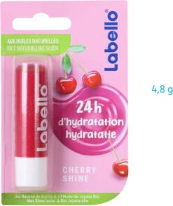 Labello Cherry Shine - Lippenbalsem 10 Labello Cherry Shine - Lippenbalsem -Glam Make-up Verkoop 1011x1200 5