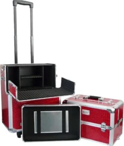 Veronica NAIL-PRODUCTS Aluminium Nagel Trolley 3 In 1 CROCO ROOD, Pedicure, Manicure. Ook Als Sinterklaas Trolley, Trolly, Koffer! 10 Veronica NAIL-PRODUCTS Aluminium Nagel Trolley 3 In 1 CROCO ROOD, Pedicure, Manicure. Ook Als Sinterklaas Trolley, Trolly, Koffer! -Glam Make-up Verkoop 1027x1200 11