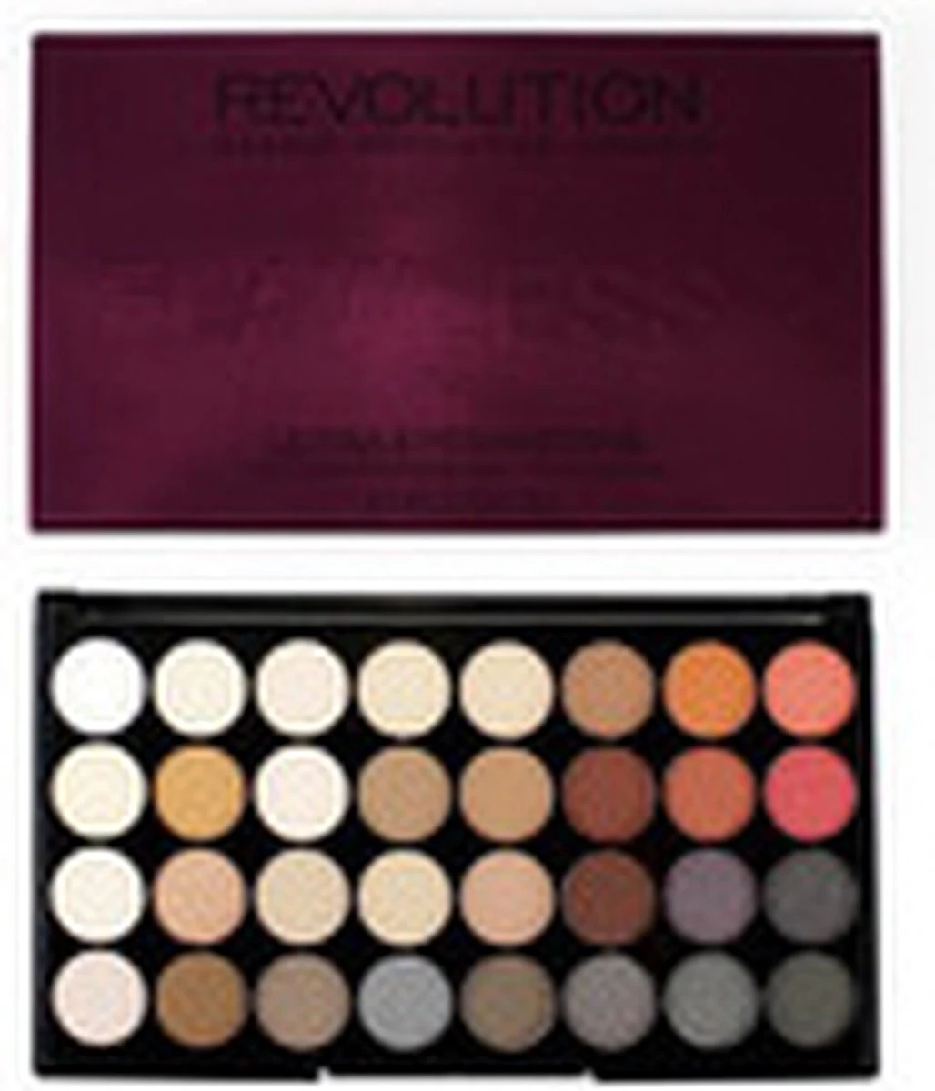 Makeup Revolution Flawless 2 Ultra Eyeshadows - Oogschaduw Palette - 32 Kleuren 4 Makeup Revolution Flawless 2 Ultra Eyeshadows - Oogschaduw Palette - 32 Kleuren - Afbeelding 4