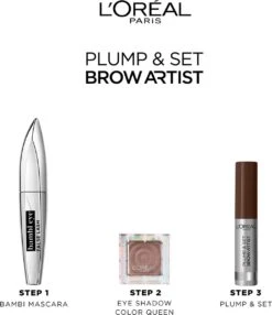 L’Oréal Paris Brow Artist Plumper Wenkbrauwmascara - 04 Dark Brunett -Glam Make-up Verkoop 1036x1200 15