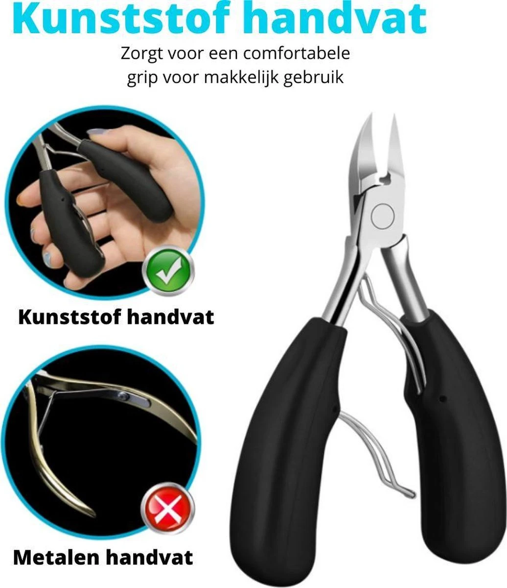 XYZ Goods - 7-delige Manicure Set - Speciaal Voor Ingegroeide Teennagel En Kalknagel - Inclusief Etui 5 XYZ Goods - 7-delige Manicure Set - Speciaal Voor Ingegroeide Teennagel En Kalknagel - Inclusief Etui - Afbeelding 5