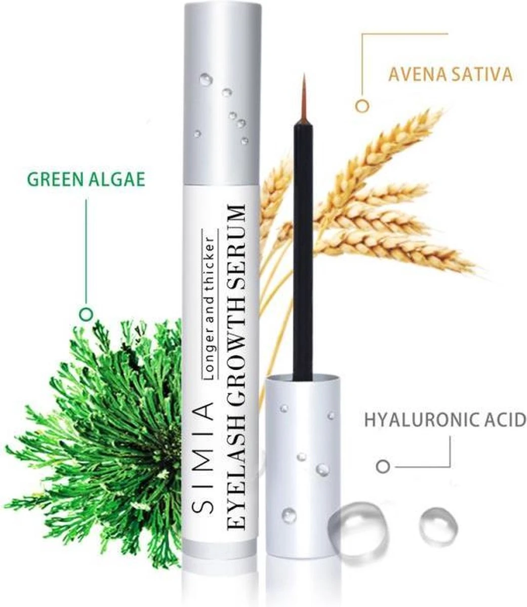 Simia™ Eyelash Growth Wimperserum - Verzorgende Conditioner - Wimpergroei - Volle Wimpers - Geschikt Voor Gevoelige Ogen - 5 Ml 6 Simia™ Eyelash Growth Wimperserum - Verzorgende Conditioner - Wimpergroei - Volle Wimpers - Geschikt Voor Gevoelige Ogen - 5 Ml - Afbeelding 6