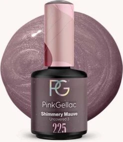 Pink Gellac - Shimmery Mauve - Gellak - Vegan - Paars - Shimmer Finish - 15 Ml