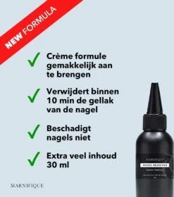 Marnifique® - NEW FORMULA - Gellak Cream Remover Set 30 Ml - Gel Polish Remover - Gellak Remover - Gel Polish - Gellak Verwijderen - Gellak Verwijderaar - Nagellak Remover - BIAB Remover - Vijl - Aceton -Glam Make-up Verkoop 1060x1200