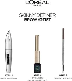 L’Oréal Paris Brow Artist Skinny Definer Wenkbrauwpotlood - 101 Blonde - Ultradun 15 L’Oréal Paris Brow Artist Skinny Definer Wenkbrauwpotlood - 101 Blonde - Ultradun -Glam Make-up Verkoop 1064x1200 7