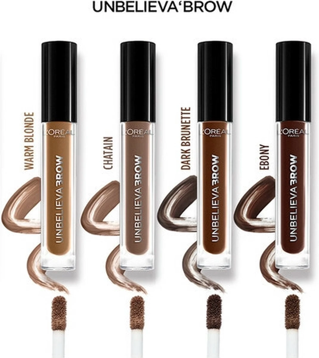 L’Oréal Paris Unbelieva Brow Wenkbrauwgel - 109 Ebony - Donker Bruin - Waterproof - 3.4 Ml 10 L’Oréal Paris Unbelieva Brow Wenkbrauwgel - 109 Ebony - Donker Bruin - Waterproof - 3.4 Ml - Afbeelding 10