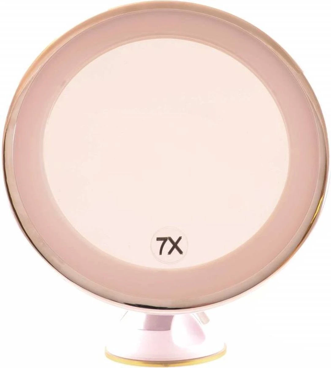 Gérard Brinard Verlichte Spiegel Zuignap LED Spiegel Incl. Batterij & USB Kabel - 7x Vergroting - Ø17cm 4 Gérard Brinard Verlichte Spiegel Zuignap LED Spiegel Incl. Batterij & USB Kabel - 7x Vergroting - Ø17cm - Afbeelding 4