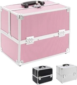 AREBOS Cosmeticakoffer Beauty Case Multikoffer 15 L Roze 23 AREBOS Cosmeticakoffer Beauty Case Multikoffer 15 L Roze -Glam Make-up Verkoop 1083x1200 3