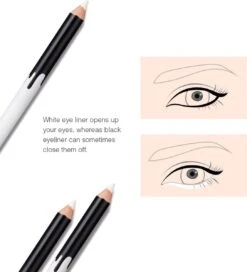 Witte Soft Eyeliner - 2 Stuks - Zachte Eyeliner - White Eyeliner - 2 Pieces - 12 Witte Soft Eyeliner - 2 Stuks - Zachte Eyeliner - White Eyeliner - 2 Pieces - -Glam Make-up Verkoop 1088x1200 3