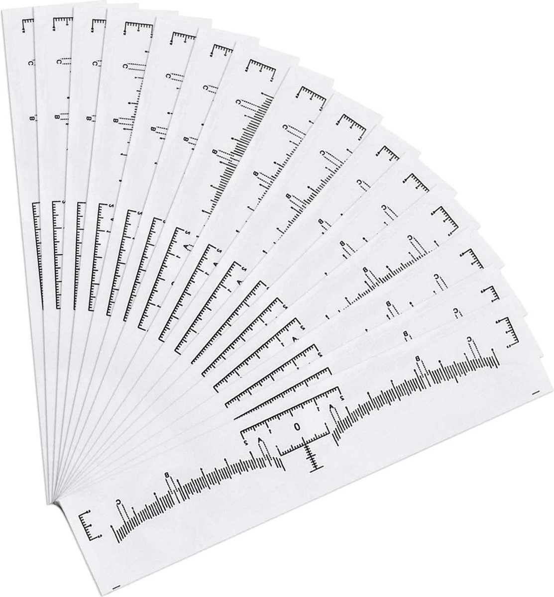 Wenkbrauw Liniaal - Wegwerp Wenkbrauwliniaal - 50 Stuks - Microblading - PMU - Henna Brows 1 Wenkbrauw Liniaal - Wegwerp Wenkbrauwliniaal - 50 Stuks - Microblading - PMU - Henna Brows