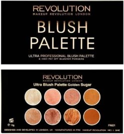 MAKEUP REVOLUTION Ultra Blush Palette Golden Sugar, 13 G 7 MAKEUP REVOLUTION Ultra Blush Palette Golden Sugar, 13 G -Glam Make-up Verkoop 1114x1200 6