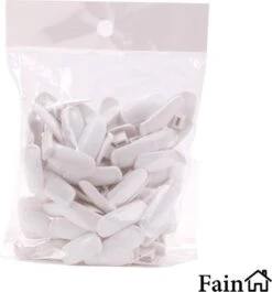 Oefen Nagels - 100 Stuks – Wit – Nailtrainer Tips - Nailtrainer Nagel Oefenhand - Oefenhand Voor Nagels – Nagel Oefenhand – Nailtrainer Refill – Nagel Bedjes Oefenhand -Glam Make-up Verkoop 1117x1200