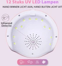 Merkloos Nagel UV Lamp Gelnagels - LED Lamp - Gellak - Nagellak Droger - Nagellak - 36W - Roze 13 Merkloos Nagel UV Lamp Gelnagels - LED Lamp - Gellak - Nagellak Droger - Nagellak - 36W - Roze -Glam Make-up Verkoop 1122x1200