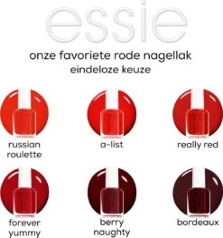 Essie Russian Roulette 61 - Rood - Nagellak 20 Essie Russian Roulette 61 - Rood - Nagellak -Glam Make-up Verkoop 1125x1200 1