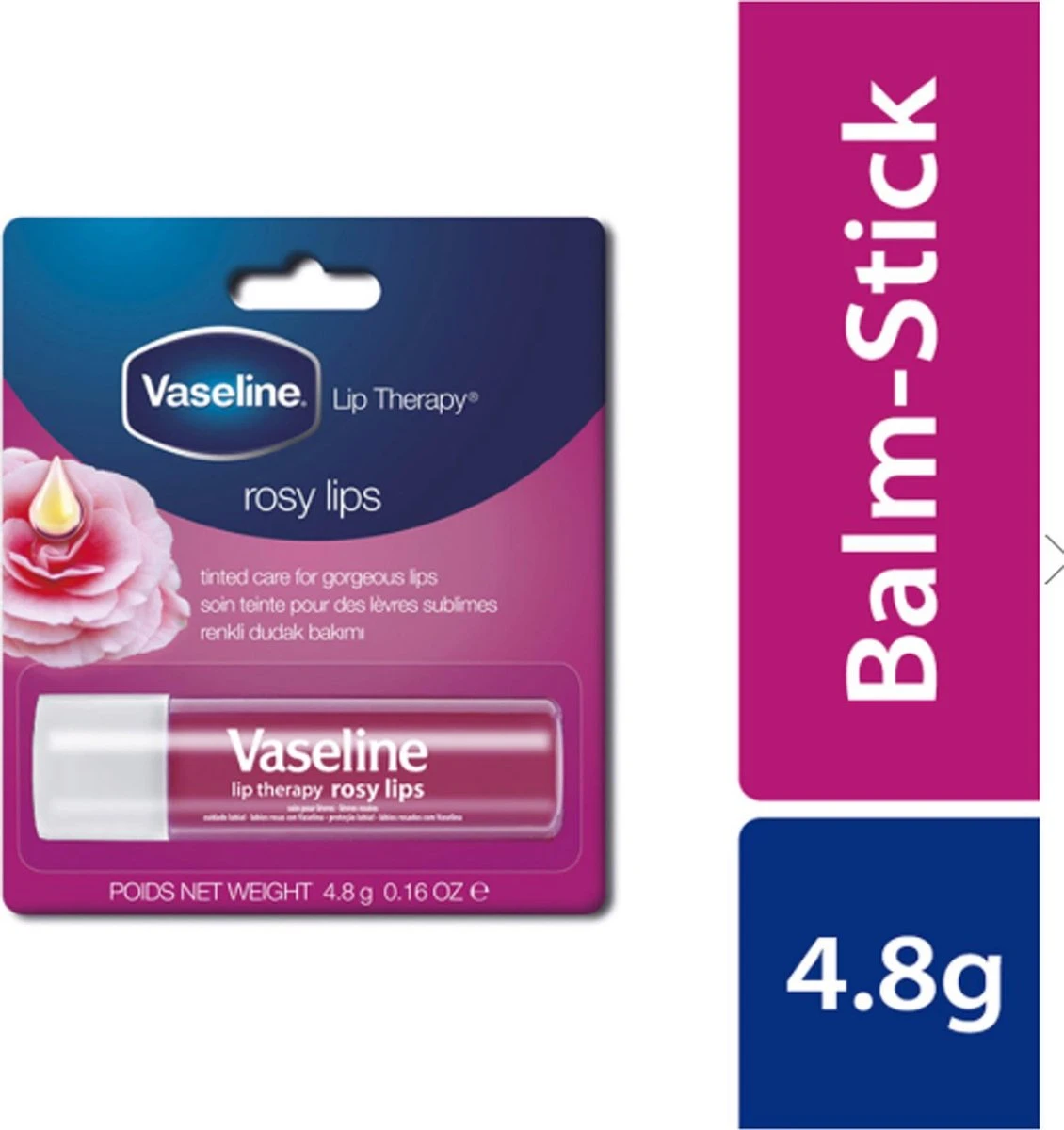 Vaseline® Vaseline Rosy - Lip Therapy - Lippenbalsem - Glans 1 Vaseline® Vaseline Rosy - Lip Therapy - Lippenbalsem - Glans