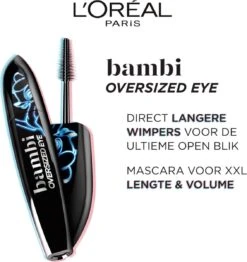 L’Oréal Paris Bambi XXL Oversized Eye Mascara - Zwart - Volume & Lengte Mascara - 8.9ml -Glam Make-up Verkoop 1132x1200 9