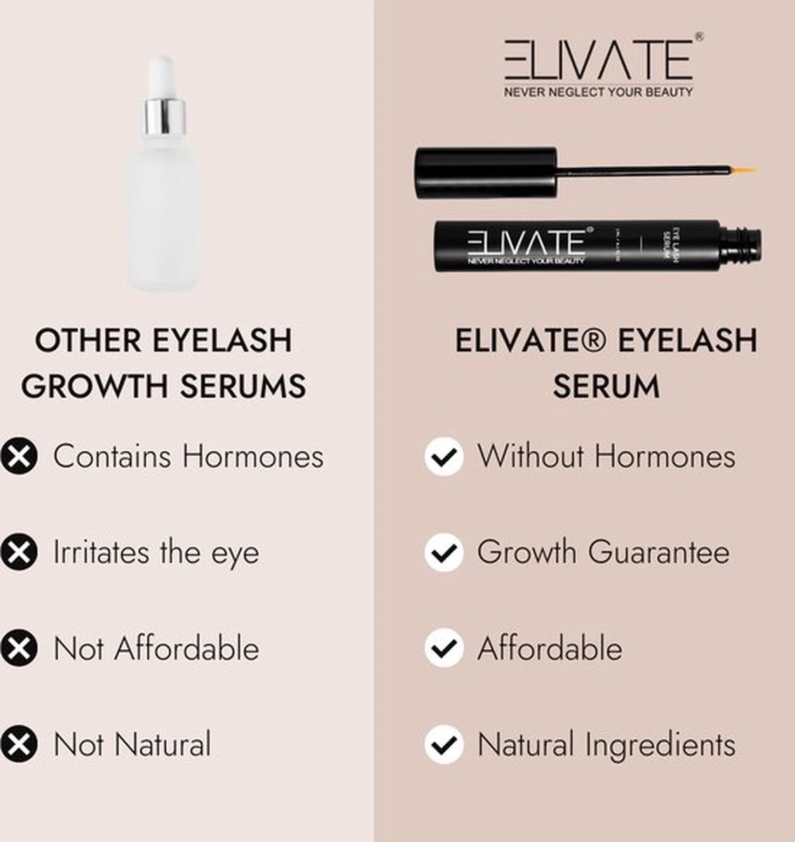 Elivate® 2x Wimperserum 3ml 11 Elivate® 2x Wimperserum 3ml - Afbeelding 11