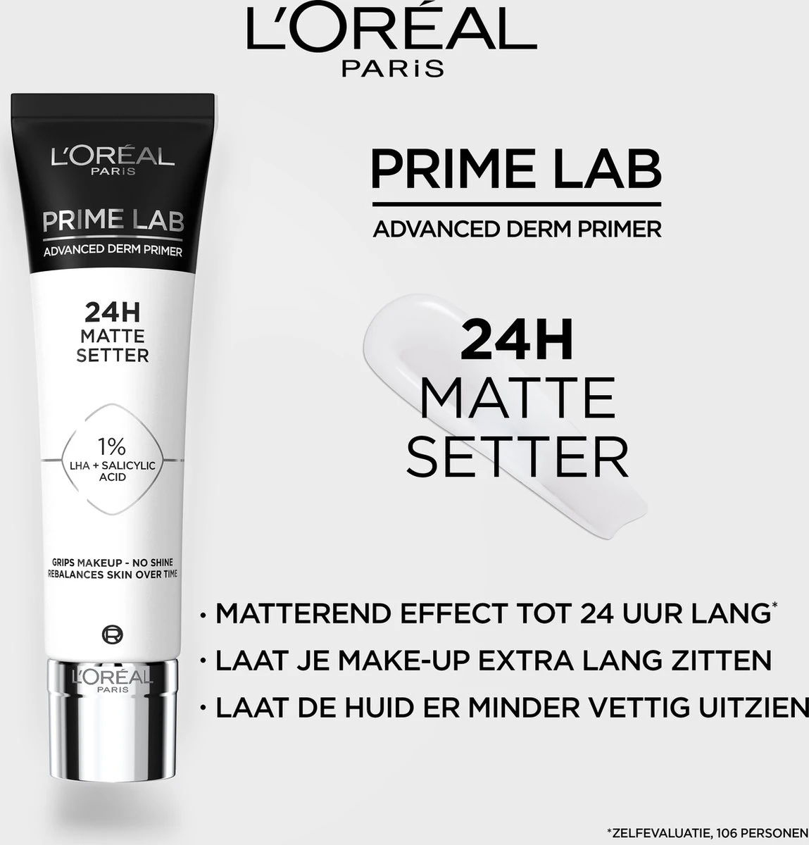 L'Oréal Paris - Prime Lab - Mat Setter - Primer - Matte Primer - 30 Ml 3 L'Oréal Paris - Prime Lab - Mat Setter - Primer - Matte Primer - 30 Ml - Afbeelding 3