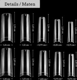 Nagel Tips Eldur - Kunstnagel Set 500 Stuks Transparant- Acryl En Gel - 500 Stuks - Gratis Verzending 10 Nagel Tips Eldur - Kunstnagel Set 500 Stuks Transparant- Acryl En Gel - 500 Stuks - Gratis Verzending -Glam Make-up Verkoop 1156x1200