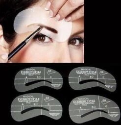 4 Stuks Wenkbrauw Mal - Template - Makeup - Sjabloon - Wenkbrauwpotlood 9 4 Stuks Wenkbrauw Mal - Template - Makeup - Sjabloon - Wenkbrauwpotlood -Glam Make-up Verkoop 1161x1200 8