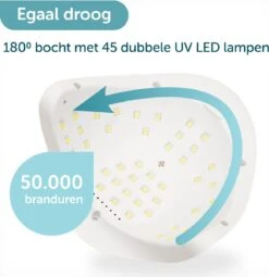 ForDig 80W Professionele Nageldroger Voor Gel Nagels - Nagellak Droger Met UV LED Lamp En Timer Voor Gelnagels - Nageldrogerlamp Met 45 LED Lampjes Voor Nagel Gellak - Geschikt Voor Manicure En Pedicure - Nagellakdroger Hard Gelpolish Builder 10 ForDig 80W Professionele Nageldroger Voor Gel Nagels - Nagellak Droger Met UV LED Lamp En Timer Voor Gelnagels - Nageldrogerlamp Met 45 LED Lampjes Voor Nagel Gellak - Geschikt Voor Manicure En Pedicure - Nagellakdroger Hard Gelpolish Builder -Glam Make-up Verkoop 1162x1200 1