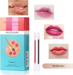 Bellive Tattoo Lipstick Red - Lipstick Dames - Tiktok - Lippenstift Wattenstaafje 20 Stuks - Lipstick Set - Waterproof Lipstick - Lippenstift Langhoudend - Long Lasting Lip Gloss - Multicolor -Glam Make-up Verkoop 1163x1200 4