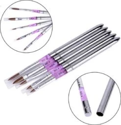 Merkloos Kwalitatieve Acryl Penseel - Nageldecoratie Pen - #8 Pink Diamond 10 Merkloos Kwalitatieve Acryl Penseel - Nageldecoratie Pen - #8 Pink Diamond -Glam Make-up Verkoop 1169x1200 2