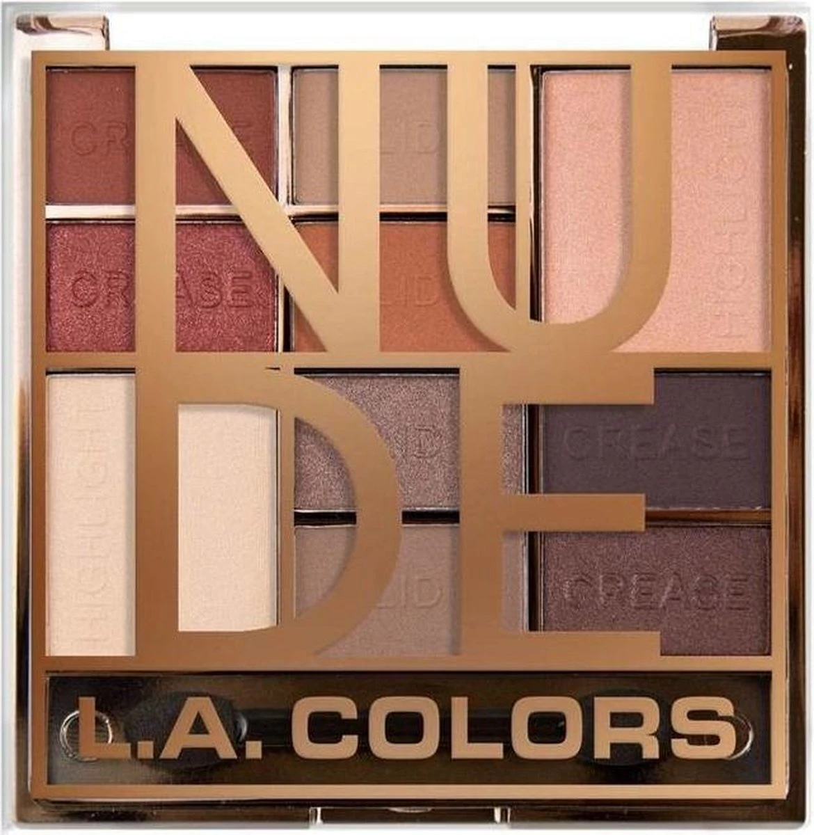 LA Colors - Color Block Eyeshadow Palette Nude 3 LA Colors - Color Block Eyeshadow Palette Nude - Afbeelding 3