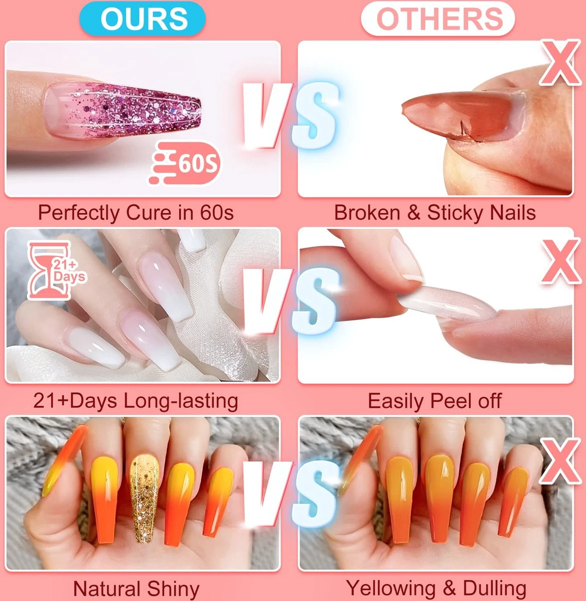 Merkloos Nepnagels - Polygel Set - 8 Kleuren - Nagels Set - Polygel Starter Set - Nagelverlenging Gel Kit - Voor Beginners - Voor DIY Salon Art Nagels 7 Merkloos Nepnagels - Polygel Set - 8 Kleuren - Nagels Set - Polygel Starter Set - Nagelverlenging Gel Kit - Voor Beginners - Voor DIY Salon Art Nagels - Afbeelding 7