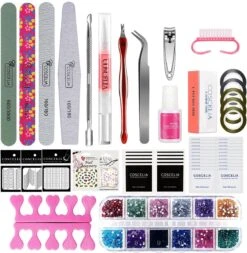 Royala E6 Gellak Starters Pakket Inclusief UV LED Lamp + Met 12 Verschillende Gellak Kleuren - Gellak Lamp – Gellac Set - Alle Benodigdheden In Eén - 300 Nail Wipes - Cleanser - Topcoat - Uitgebreid Pakket- Gel Polish Set - Gellak Set - UV LED Lamp -Glam Make-up Verkoop 1172x1200 1