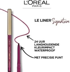 L’Oréal Paris Le Liner Signature Oogpotlood - 04 Gold Velvet – Goud - Waterproof 16 L’Oréal Paris Le Liner Signature Oogpotlood - 04 Gold Velvet – Goud - Waterproof -Glam Make-up Verkoop 1174x1200 11