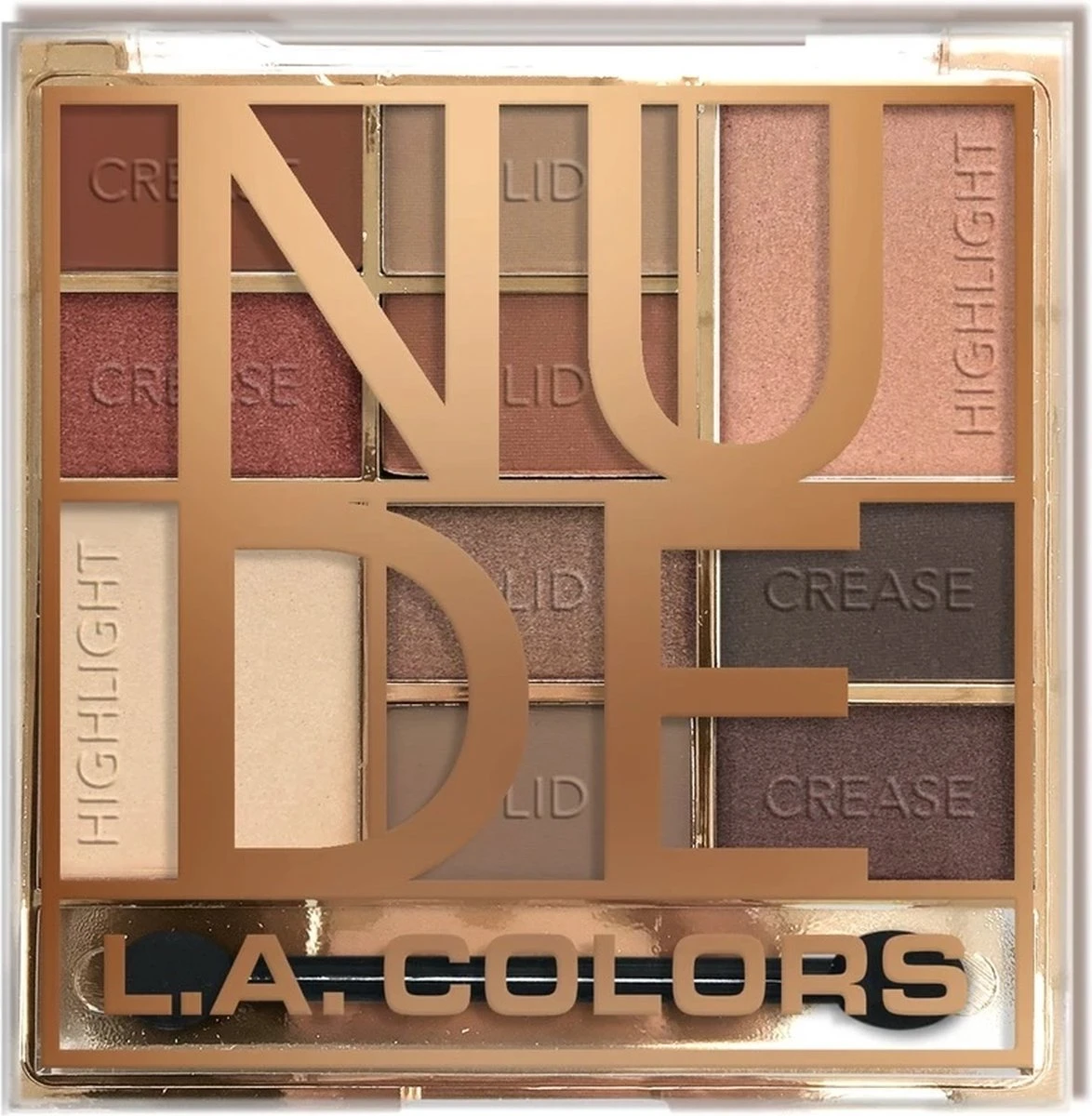 LA Colors - Color Block Eyeshadow Palette Nude 1 LA Colors - Color Block Eyeshadow Palette Nude