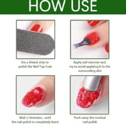 Magic Soak Off Nailpolish Remover - Magische Gellak Remover - 2 X 15 Ml!!! - Inclusief Nagelvijl, Bokkepootje En Olie - Nagellak Verwijderaar - Gellak Remover - -Glam Make-up Verkoop 1175x1200