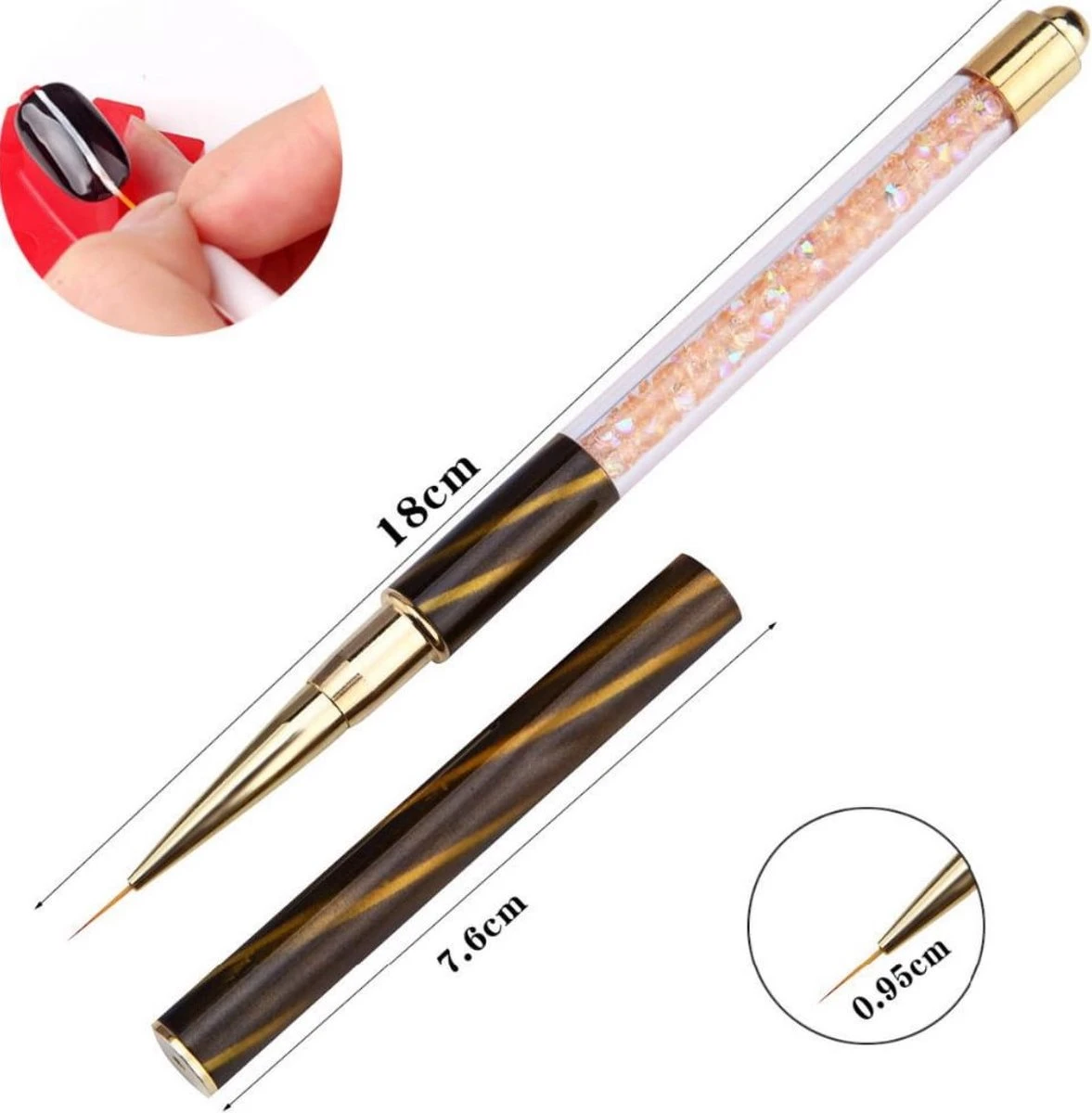 Nail Art Penselen - 8-delig - Penselen - Nail Art Brushes - Nail Art Kwasten - Nail Art - Nail Art Tools - Nail Art Set - Nail Art Kwast - Penselenset - Penselen Set - Penselen Nagels - Nail Art - Nail Art Kit - Nail Art Penseel 9 Nail Art Penselen - 8-delig - Penselen - Nail Art Brushes - Nail Art Kwasten - Nail Art - Nail Art Tools - Nail Art Set - Nail Art Kwast - Penselenset - Penselen Set - Penselen Nagels - Nail Art - Nail Art Kit - Nail Art Penseel - Afbeelding 9