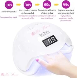 Bella Pure 48W Nageldroger - Vinger- En Teennagels - Bewegingssensor En Timer - 24 LED's 10 Bella Pure 48W Nageldroger - Vinger- En Teennagels - Bewegingssensor En Timer - 24 LED's -Glam Make-up Verkoop 1180x1200
