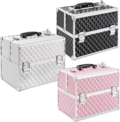 AREBOS Cosmeticakoffer Beauty Case Multikoffer 15 L Zwart -Glam Make-up Verkoop 1181x1200 13