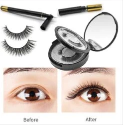 Magnetische Wimpers - 3 Paar - Luxe Set Inc. Eyeliner, Mascara, Kruller -Glam Make-up Verkoop 1182x1200 5