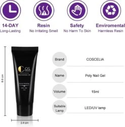 COSCELIA Extenstion Kit | Polygel Nagels | Gelnagels | Nepnagels | Gellak Set | UV Gel | Nail Art Pakket | Buildergel | Starterset | Makkelijk En Snelle Set 10 COSCELIA Extenstion Kit | Polygel Nagels | Gelnagels | Nepnagels | Gellak Set | UV Gel | Nail Art Pakket | Buildergel | Starterset | Makkelijk En Snelle Set -Glam Make-up Verkoop 1183x1200