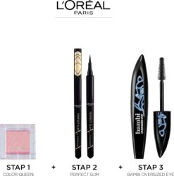 L’Oréal Paris Bambi XXL Oversized Eye Mascara - Zwart - Volume & Lengte Mascara - 8.9ml -Glam Make-up Verkoop 1185x1200 13