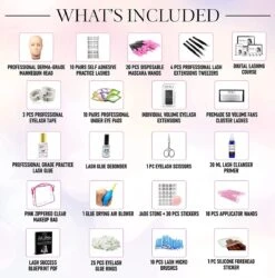 Merkloos Wimper Trainings Set Wimperuitbreidingskit Schoonheidsspecialiste Benodigdheden Mannequin -Glam Make-up Verkoop 1187x1200 18