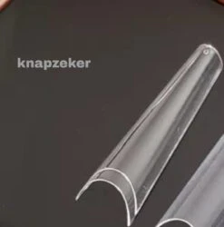 Merkloos Gel Flex 250 Nageltips Met Lijm - Transparant XXL Long Coffin Half Cover C Nail Tips- French Nail Art Acryl Nagels & Gelnagels -Hoge Kwaliteit -Glam Make-up Verkoop 1187x1200 7