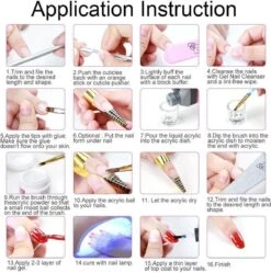 LOUZIR Acrylnagels Starterspakket- 42 Kleuren Acryl Poeders- Nagelgel- Glitters - Cadeautip -Glam Make-up Verkoop 1188x1200 4