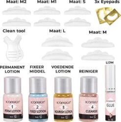 Iconsign Nieuwste Upgraded Wimper Lifting Set - Lash Lift Set Met Extra Sterke Lijm– Lashlift - Nieuw In 2021 - Permanent En Fixatietijd Slechts 12-15 Minuten - Vernieuwde Wimperlifting Set – Lash Lift Kit - Uitgebreide Versie 25 Delig -Glam Make-up Verkoop 1191x1200 16