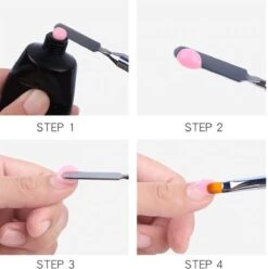 Nagel Polygel Tool - Gel Penseel - Nail Poly Gel Tool - 2 In 1 Kwast Met Spatel -Glam Make-up Verkoop 1195x1200 10