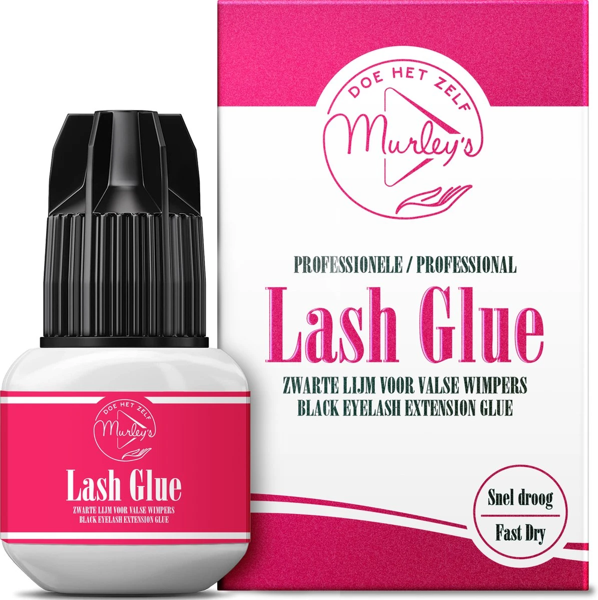 MURLEY'S Wimperlijm- Wimperextensions Lijm - Lash Glue - Zwart - Eenmalig Aanbrengen Voor Wekenlang Plezier - Perfecte Wimpers 1 MURLEY'S Wimperlijm- Wimperextensions Lijm - Lash Glue - Zwart - Eenmalig Aanbrengen Voor Wekenlang Plezier - Perfecte Wimpers