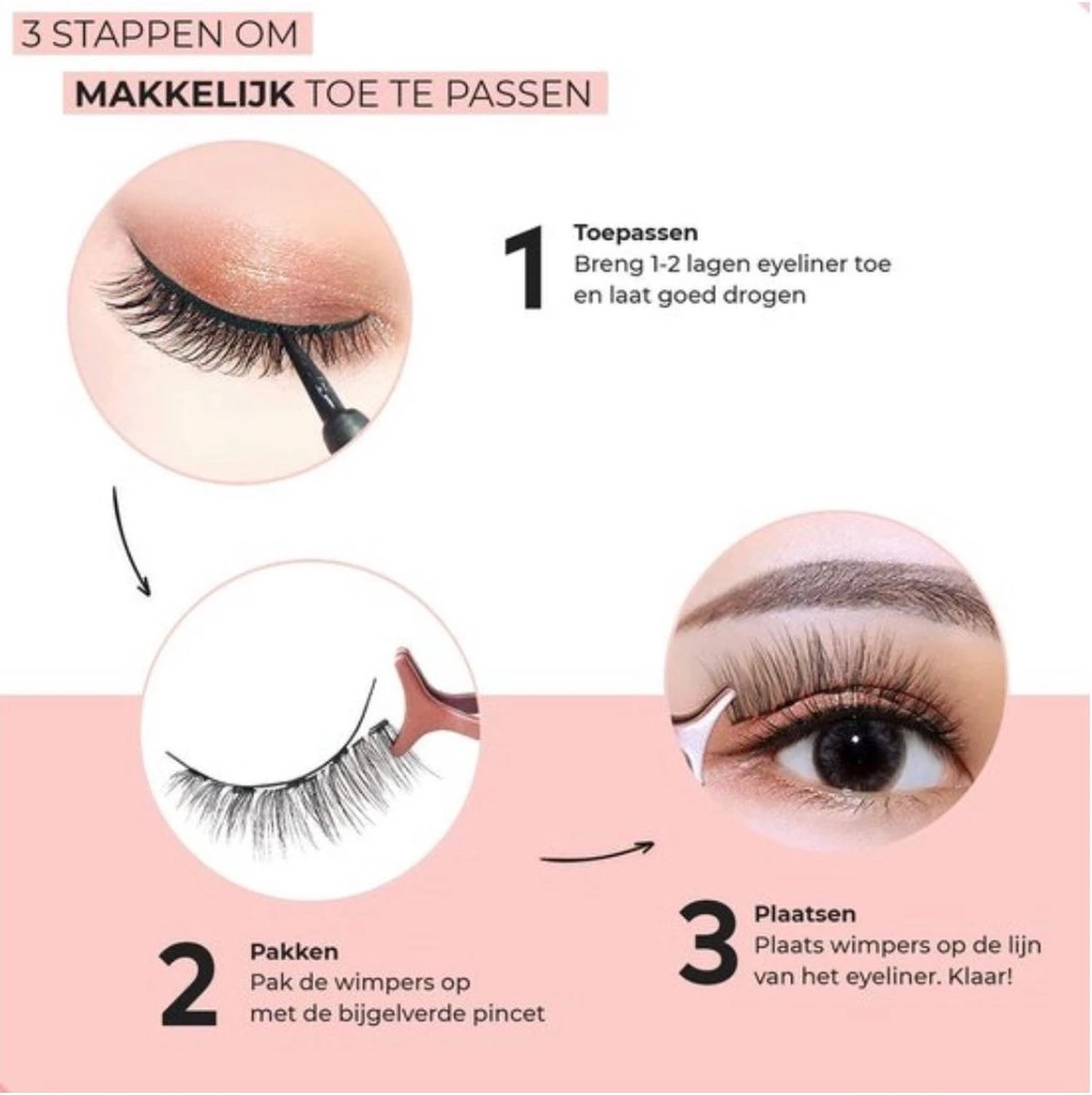 Diamond | M5 Bekend Van TikTok | GRATIS Spiegeldoosje | Magnetische Wimpers Met Eyeliner | Nep Wimpers | Magnetic Eyelashes | HERBRUIKBAAR | CADEAU 17 Diamond | M5 Bekend Van TikTok | GRATIS Spiegeldoosje | Magnetische Wimpers Met Eyeliner | Nep Wimpers | Magnetic Eyelashes | HERBRUIKBAAR | CADEAU - Afbeelding 17