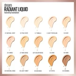 Maybelline Dream Radiant Liquid - 45 Light Honey - Foundation Geschikt Voor De Droge Huid Met Hyaluronzuur - 30 Ml -Glam Make-up Verkoop 1199x1200 7